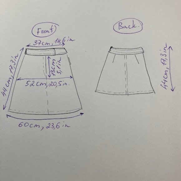 Naf Naf Paris Beige A-Line Mini Skirt - Picture 13 of 13